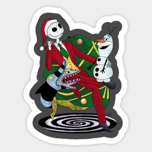 Jack & Olaf Sticker